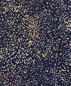 AX Paris Dresses Navy Printed Split Leg Midi Dress