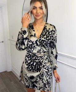 AX Paris Multi Printed Long Sleeved Dress Dresses