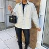AX Paris Coats & Jackets Stone Denim Double Pocket Shirt Jacket