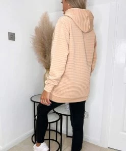 AX Paris Stone Quilted Hoodie Loungewear