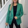 AX Paris Green Military Style Blazer