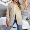AX Paris Stone Ruched Sleeve Blazer Coats & Jackets