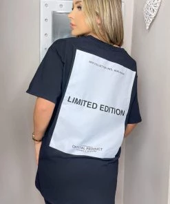 AX Paris Black Official Product Printed T-shirt Tops