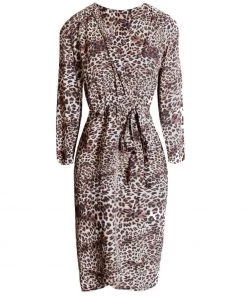 AX Paris Animal Print Wrap Dress Dresses