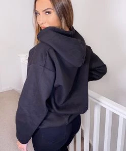 AX Paris Black Pacific Coast Hoodie