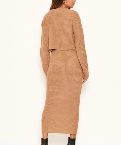 AX Paris Skirts & Shorts Camel Knit Skirt 8 AX Paris Skirts & Shorts Camel Knit Skirt