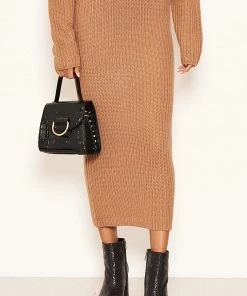 AX Paris Skirts & Shorts Camel Knit Skirt 10 AX Paris Skirts & Shorts Camel Knit Skirt