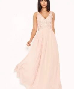 AX Paris Nude Maxi Dress Dresses