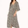 AX Paris Dresses Cream Animal Printed Maxi Dress
