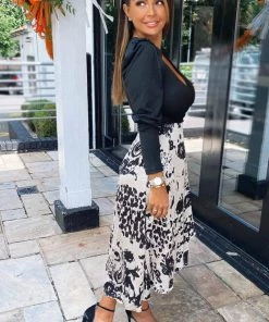 AX Paris Multi 2 In 1 Animal Print Wrap Midi Dress Dresses