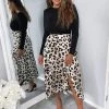 AX Paris Multi Animal Print 2 In 1 Long Sleeve Midi Dress