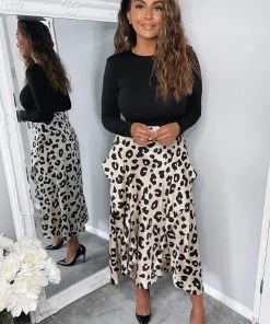 AX Paris Multi Animal Print 2 In 1 Long Sleeve Midi Dress