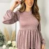 AX Paris Tops Pink Peplum Top