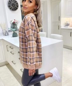 AX Paris Stone Checked Sweatshirt 7 AX Paris Stone Checked Sweatshirt