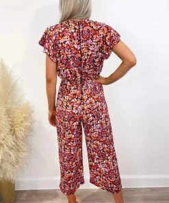 AX Paris Red Abstract Wrap Over Jumpsuit Jumpsuits And Playsuits 14 AX Paris Red Abstract Wrap Over Jumpsuit Jumpsuits And Playsuits