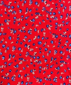 AX Paris Red Floral Printed Wrap Over Skirt