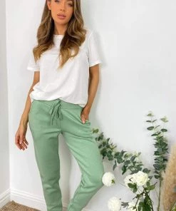 AX Paris Sage Basic Drawstring Joggers