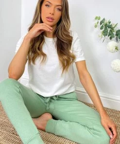 AX Paris Sage Basic Drawstring Joggers