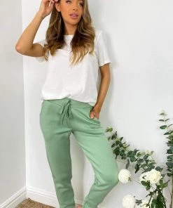 AX Paris Sage Basic Drawstring Joggers