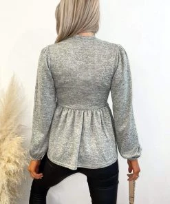AX Paris Sage Peplum Top Tops