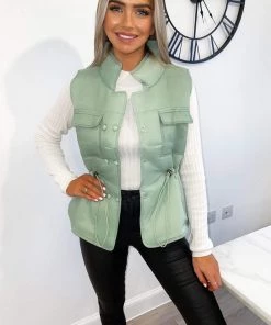 AX Paris Coats & Jackets Sage Puffer Gilet