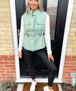 AX Paris Coats & Jackets Sage Puffer Gilet