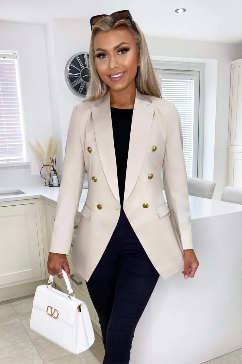 AX Paris Coats & Jackets Stone Military Style Blazer 1 AX Paris Coats & Jackets Stone Military Style Blazer