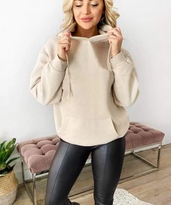 AX Paris Stone Oversized Hoodie