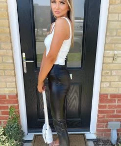 AX Paris Wet Look Leggings Jeans