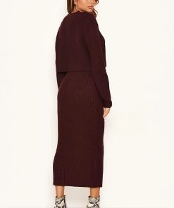 AX Paris Skirts & Shorts Wine Knit Skirt 8 AX Paris Skirts & Shorts Wine Knit Skirt